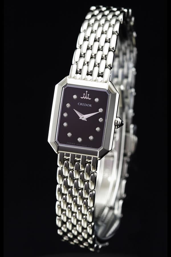 良質 極レア クレドール シグノ 腕時計 11Pダイヤモンド GSTE885